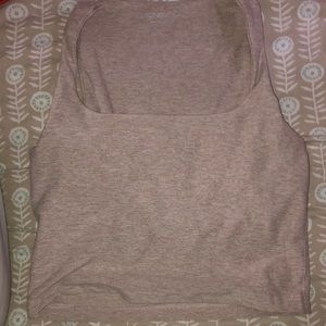 Cream colored top (don't quote me😂), size XS, brand, Beyond Yoga.